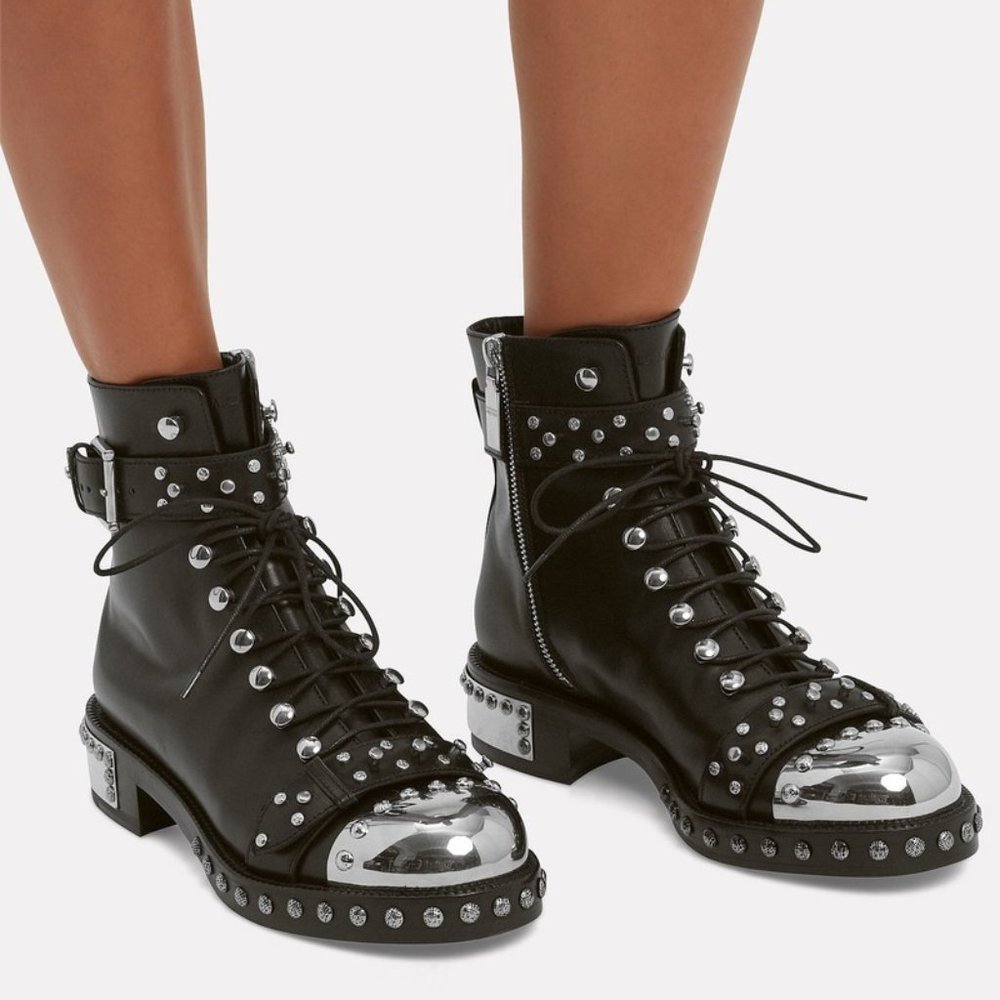Alexander McQueen Combat Boots